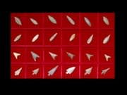 Set of Twenty-Four Neolithic Flint Arrowheads