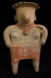 Nayarit Sculpture of a Standing Woman
