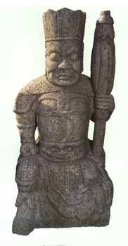 Song Granite Sculpture of a Celestial King