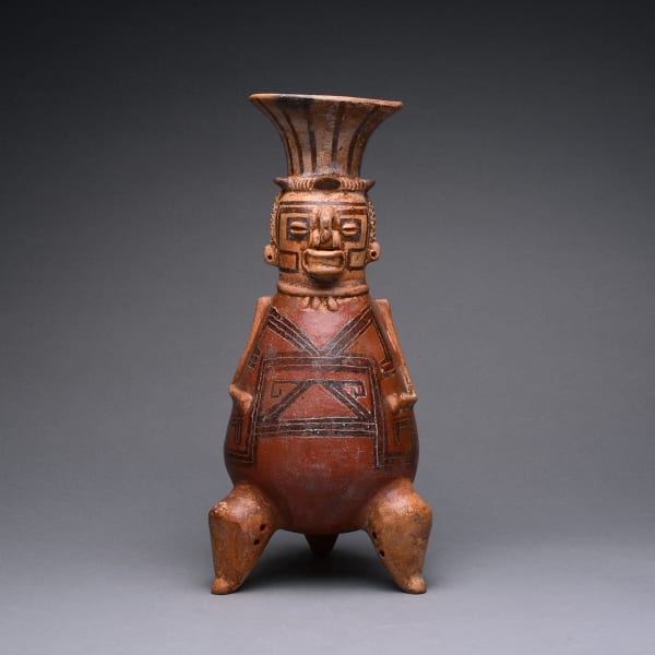 Vessel in the Form of a Saurian Deity