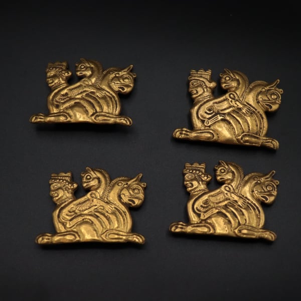 Four Achaemenid Gold Ornaments