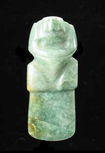 Guanacaste-Nicoya Jade Bird-Celt Pendant