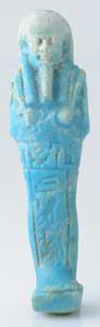 Faience Ushabti of the 26th Dynasty