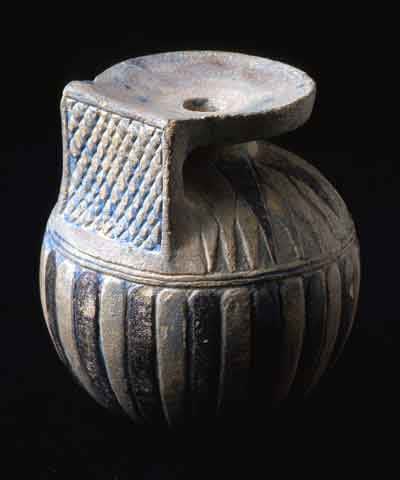 26th Dynasty Faience Corinthian Style Aryballos