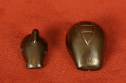 Pair of Middle/New Kingdom Stone Duck Weights