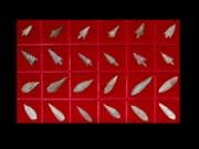 Set of Twenty-Four Neolithic Flint Arrowheads