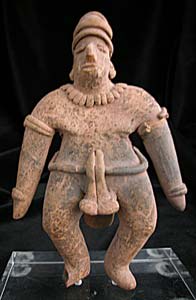 Tuxcacuesco-Ortices Style Colima Terracotta Sculpture of a Standing Man