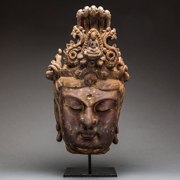 Ming Dynasty Bodhisattva Head