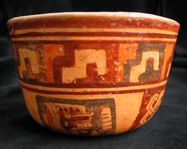 Babilonia Style Mayan Polychrome Bowl