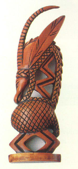 Bambara Ivory Sculpture of an Antelope