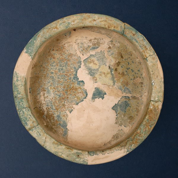 Turquoise Glazed Dish