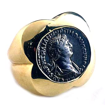 Silver Denarius of Roman Emperor Trajan