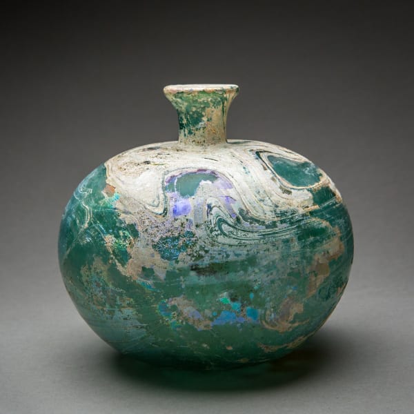 Islamic Iridescent Glass Bottle