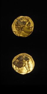 Bactrian Gold Stater of Diodotus I as Satrap under Antiochos II