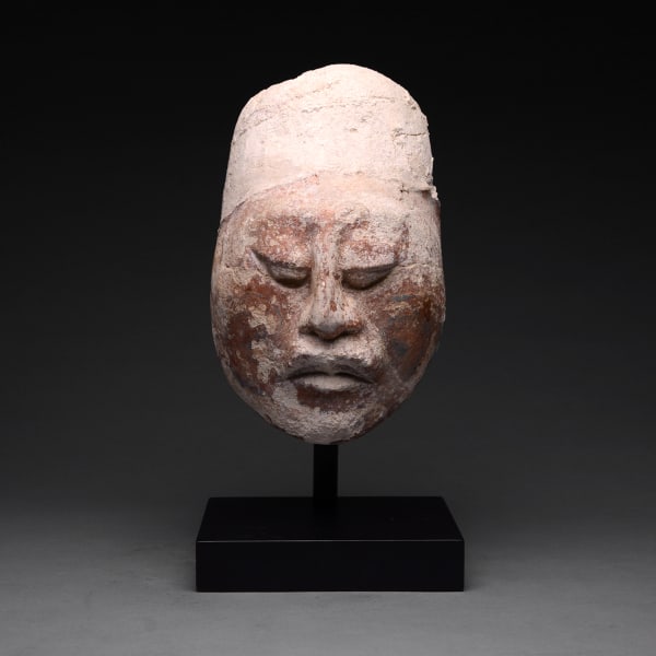 Mayan Stucco Head Of A Dignitary