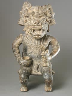 Tairona Vessel in the Form of a Masked Man