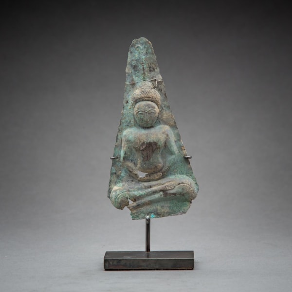 Silver Plaque of Buddha