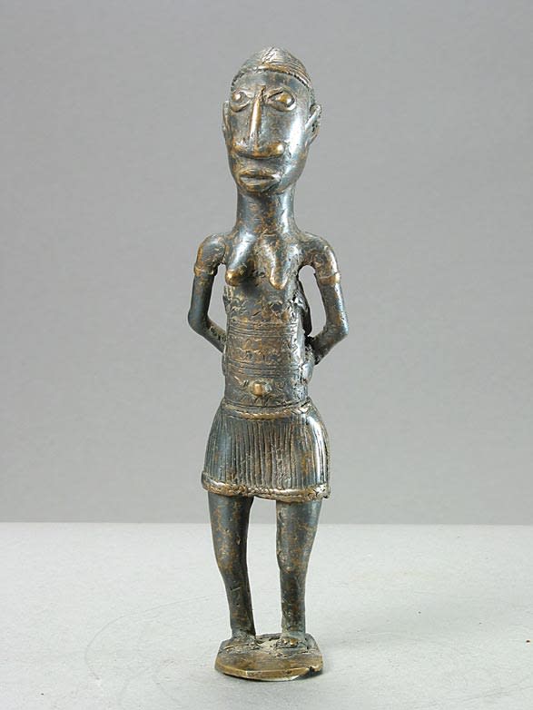 Dogon Brass Sculpture of a Woman