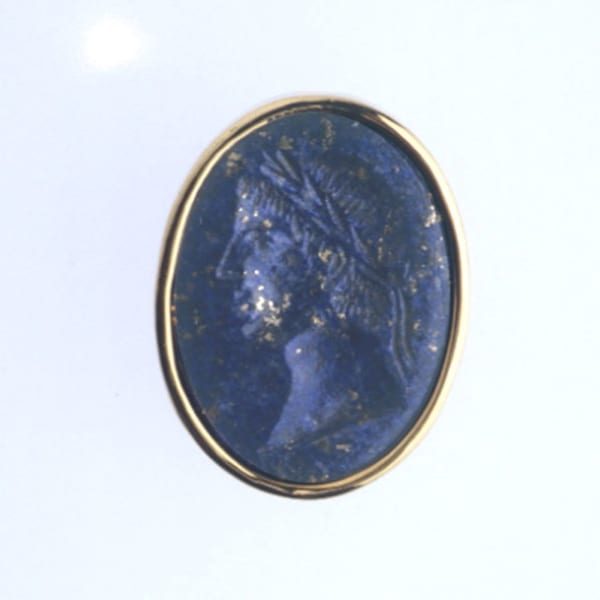 Classical Revival Intaglio depicting the Bust of a Roman Emperor