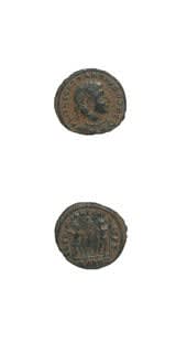 Bronze Coin of Constantius II Struck While Caesar