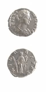 Silver Denarius of Empress Lucilla