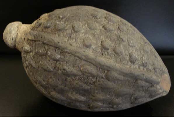 Sphero-Conical Vessel with Stamped & Incised Decoration