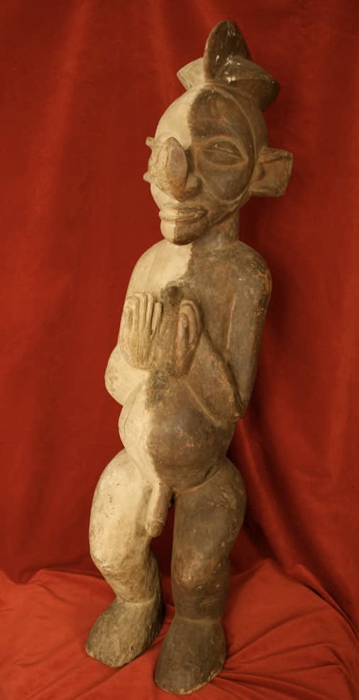 Yaka Wooden Sculpture of a Man