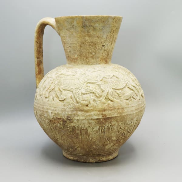 Umayyad or Abbasid Unglazed Strainer Jug