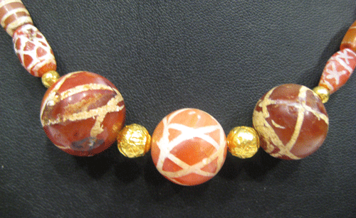 Carnelian Bead Necklace