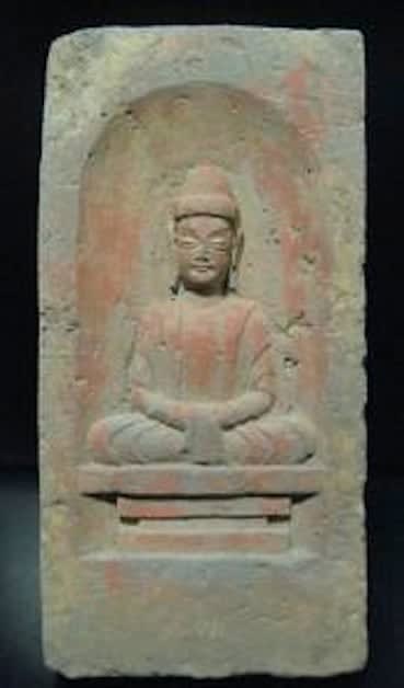 Northern Wei Brick from a Buddhist Shrine