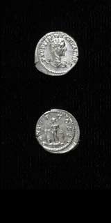 Silver Denarius of Geta Struck While Caesar