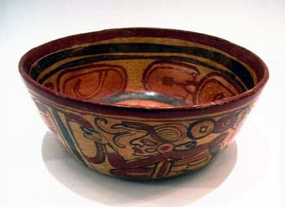 Copador Style Mayan Terracotta Bowl