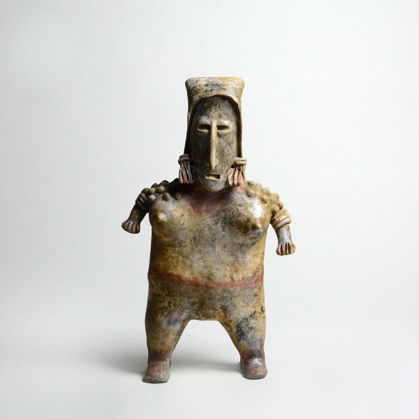 San Juanito Style Jalisco Terracotta Sculpture of a Standing Woman