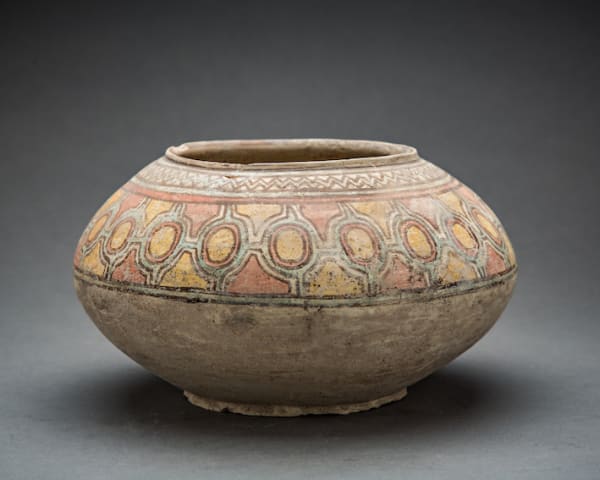 Indus Valley Terracotta Bowl with Geometric Design