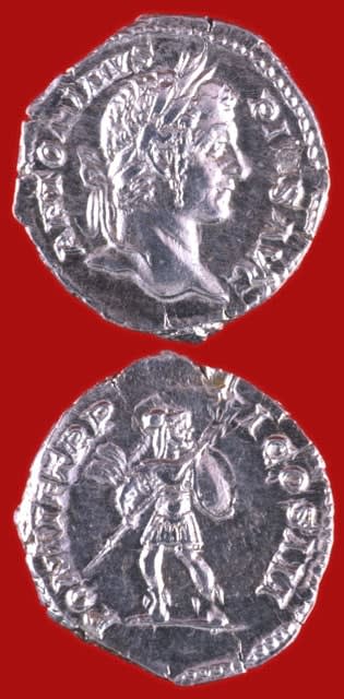 Silver Denarius of Emperor Caracalla