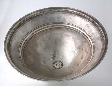Bactrian Hammered Silver Bowl