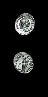Silver Denarius of Emperor Elagabalus