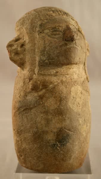 Moche Terracotta Anthropomorphic Rattle