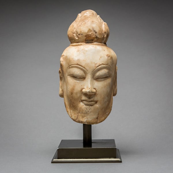Tang Marble Head of Confucius