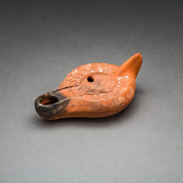 Early Christian Terracotta Oil Lamp
