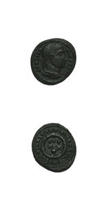 Bronze Coin of Emperor Constantine I the Great