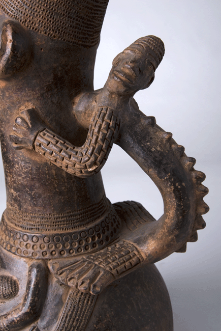 Mangbetu Terracotta Vessel