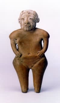 Olmecoid Sculpture of a Standing Woman