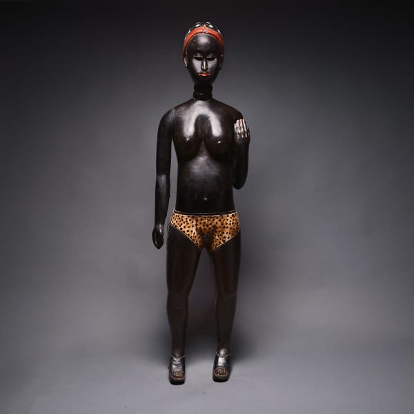 Baulé Standing Female Figure