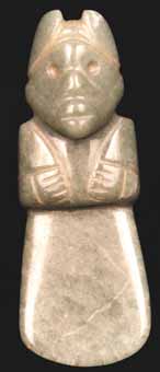 Atlantic Watershed Jade Figure-Celt Pendant