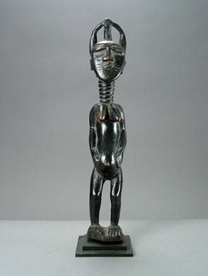 Kulango Wooden Sculpture of a Woman
