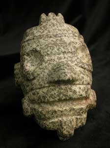 Atlantic Watershed Spotted Greenstone Mace Head