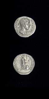 Silver Denarius of Emperor Elagabalus