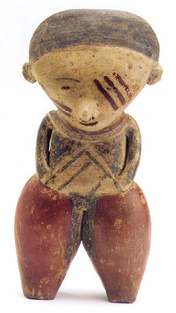 Chinesco Style (Type C) Nayarit Terracotta Standing Figure