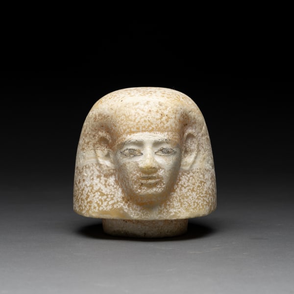 Egyptian Canopic Jar Head of Imsety